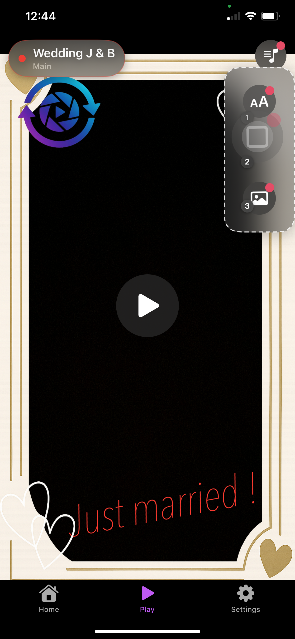 Interface Boothorama 360 — play